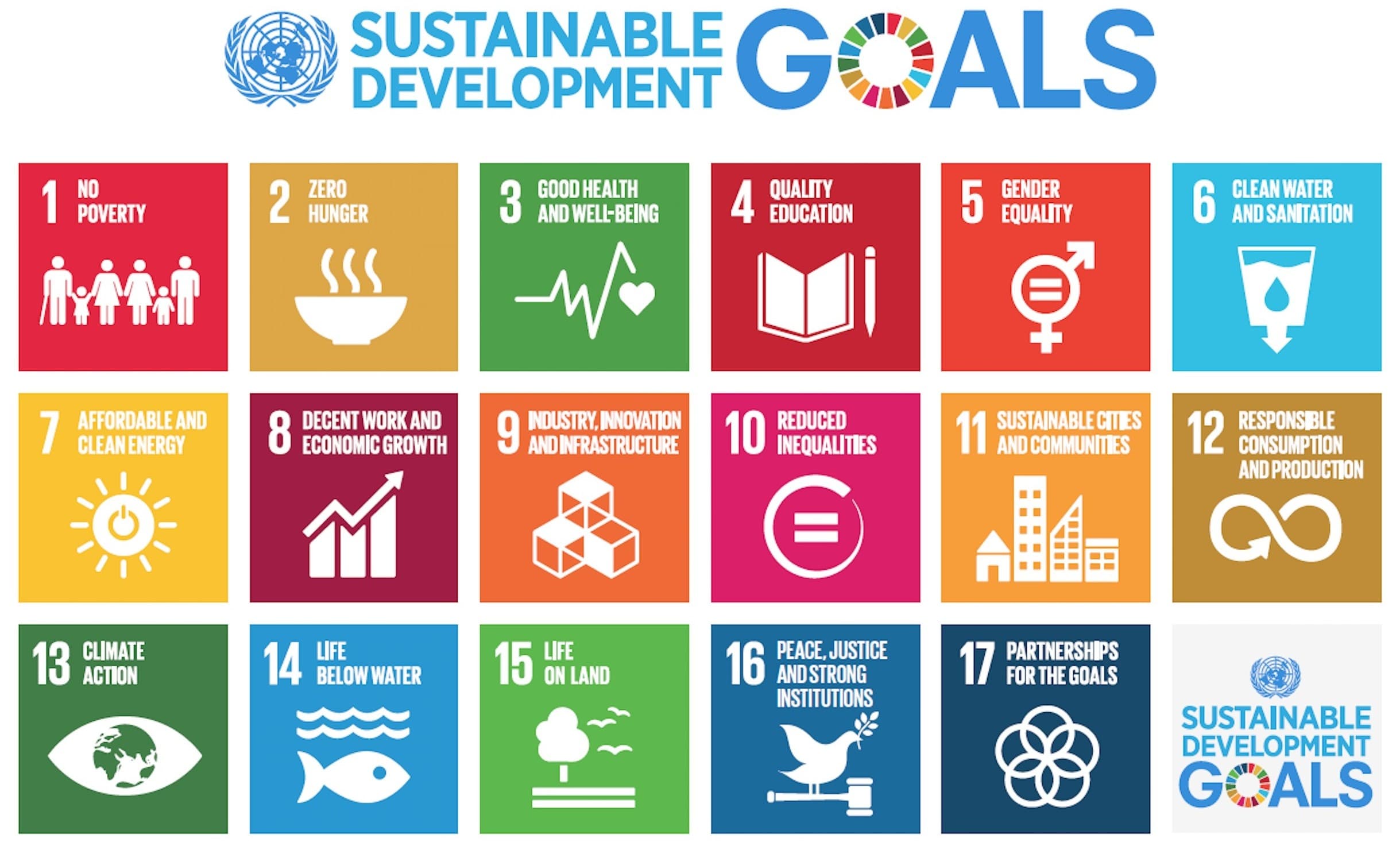 Sustainable Development Goals banner