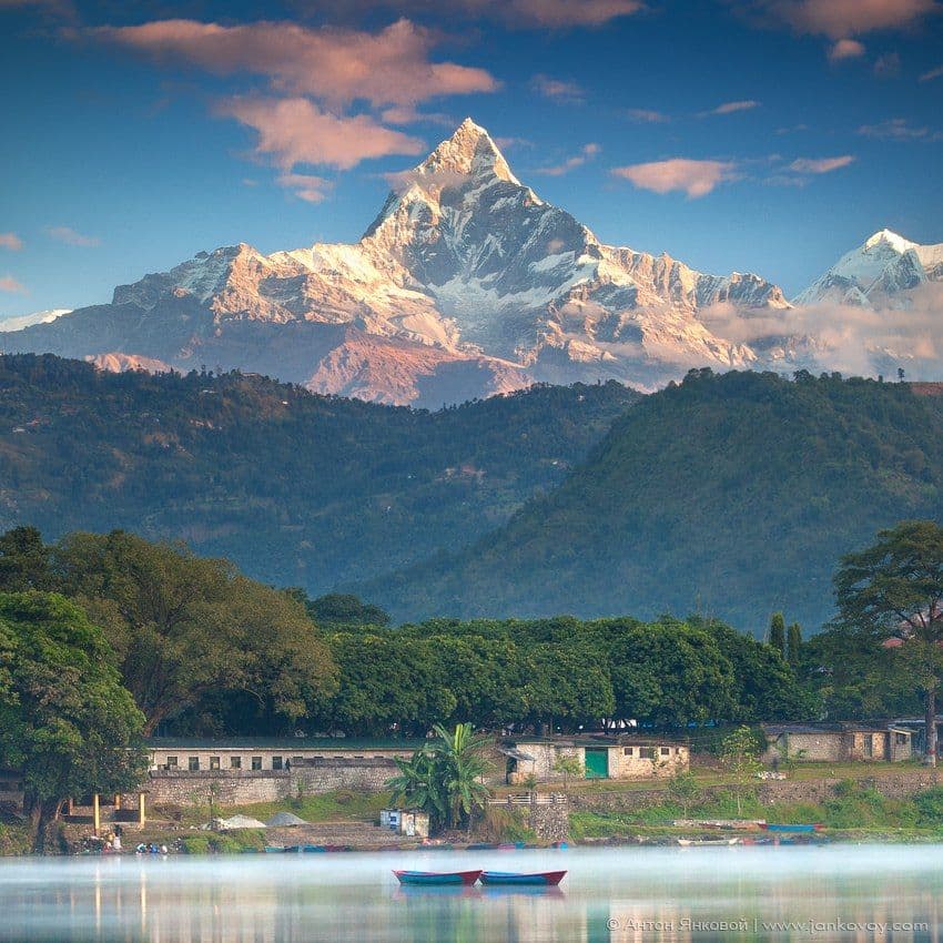 Pokhara mountains and lakes